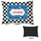 Checkers & Racecars Outdoor Dog Beds - Large - APPROVAL