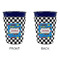 Checkers & Racecars Party Cup Sleeves - without bottom - Approval