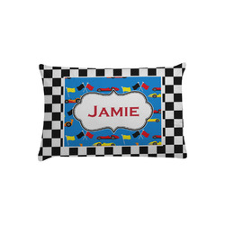 Checkers & Racecars Pillow Case - Toddler (Personalized)
