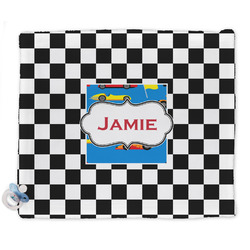 Checkers & Racecars Security Blankets - Double Sided (Personalized)