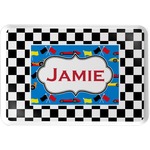 Checkers & Racecars Serving Tray (Personalized)