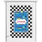 Checkers & Racecars Single Cabinet Decal