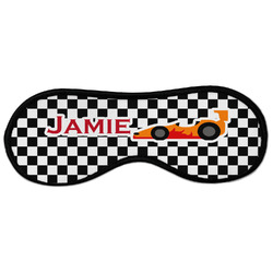 Checkers & Racecars Sleeping Eye Masks - Large (Personalized)