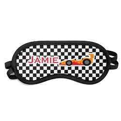 Checkers & Racecars Sleeping Eye Mask - Small (Personalized)