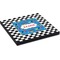Checkers & Racecars Square Table Top (Angle Shot)