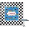 Checkers & Racecars Square Table Top