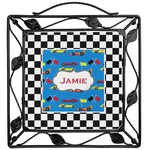 Checkers & Racecars Square Trivet (Personalized)