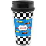 Checkers & Racecars Acrylic Travel Mug without Handle (Personalized)