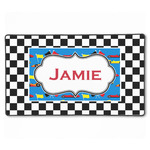 Checkers & Racecars XXL Gaming Mouse Pad - 24" x 14" (Personalized)