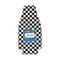 Checkers & Racecars Zipper Bottle Cooler - Set of 4 - FRONT