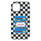 Checkers & Racecars iPhone 15 Plus Tough Case - Back