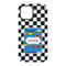 Checkers & Racecars iPhone 15 Pro Tough Case - Back