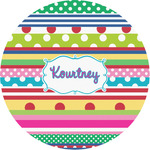 Ribbons Multipurpose Round Labels - 1" (Personalized)