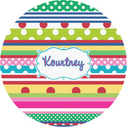 Ribbons Multipurpose Round Labels - 1" (Personalized)