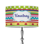 Ribbons 12" Drum Lamp Shade - Poly-film (Personalized)