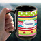 Ribbons 15oz. Black Mug - LIFESTYLE