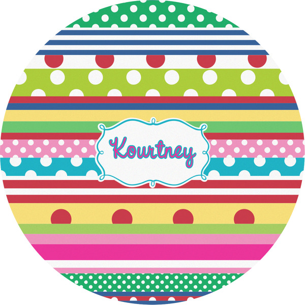 Custom Ribbons Multipurpose Round Labels - 2" (Personalized)