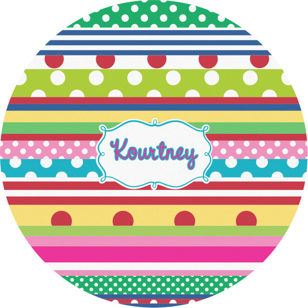 Custom Ribbons Multipurpose Round Labels - Custom Sized (Personalized)