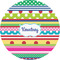 Ribbons 3" Multipurpose Round Labels - Single Sticker