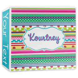 Ribbons 3-Ring Binder - 3 inch (Personalized)