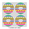 Ribbons 4" Multipurpose Round Labels - Sheet