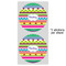 Ribbons 5" Multipurpose Round Label - Sheet