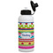 Ribbons Aluminum Water Bottle - White Front