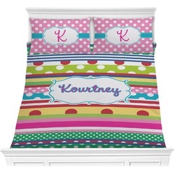 Ribbons Comforter Set - Full / Queen (Personalized)