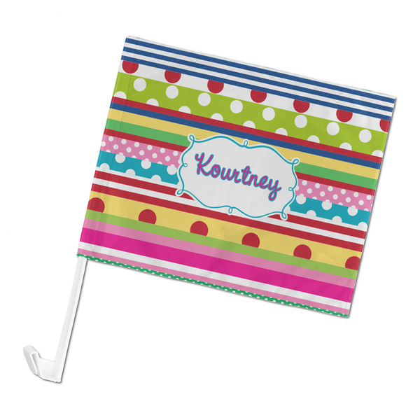 Custom Ribbons Car Flag - Large (Personalized)