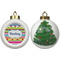 Ribbons Ceramic Christmas Ornament - X-Mas Tree (APPROVAL)