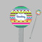 Ribbons Clear Plastic 7" Stir Stick - Round - Closeup