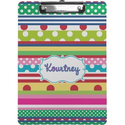 Ribbons Clipboard (Letter Size) (Personalized)