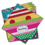 Ribbons Cloth Napkins (Set of 4) (Personalized)