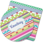 Ribbons Rubber Backed Coaster (Personalized)