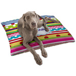 Ribbons Dog Bed - Large w/ Name or Text