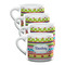 Ribbons Double Shot Espresso Mugs - Set of 4 Front