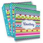 Ribbons 3 Ring Binder - Full Wrap (Personalized)