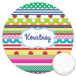 Ribbons Printed Cookie Topper - 3.25" (Personalized)