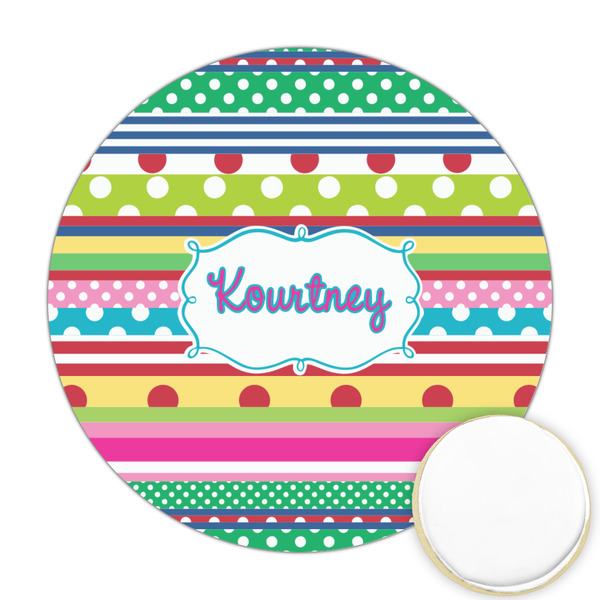 Custom Ribbons Printed Cookie Topper - 2.5" (Personalized)