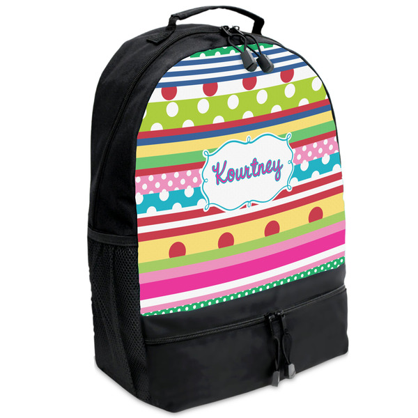 Custom Ribbons Backpacks - Black (Personalized)