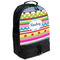 Ribbons Large Backpack - Black - Angled View