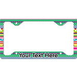 Ribbons License Plate Frame - Style C (Personalized)