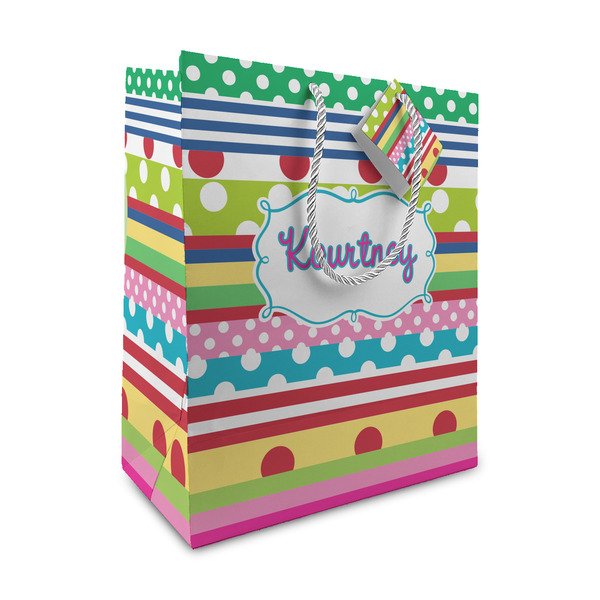 Custom Ribbons Medium Gift Bag (Personalized)