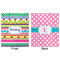 Ribbons Minky Blanket - 50"x60" - Double Sided - Front & Back