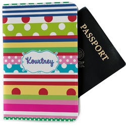 Ribbons Passport Holder - Fabric (Personalized)