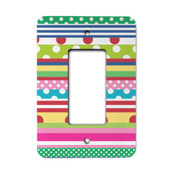 Ribbons Rocker Style Light Switch Cover - Single Switch