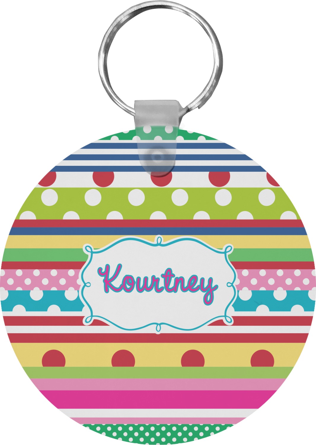 personalized ribbon keychains