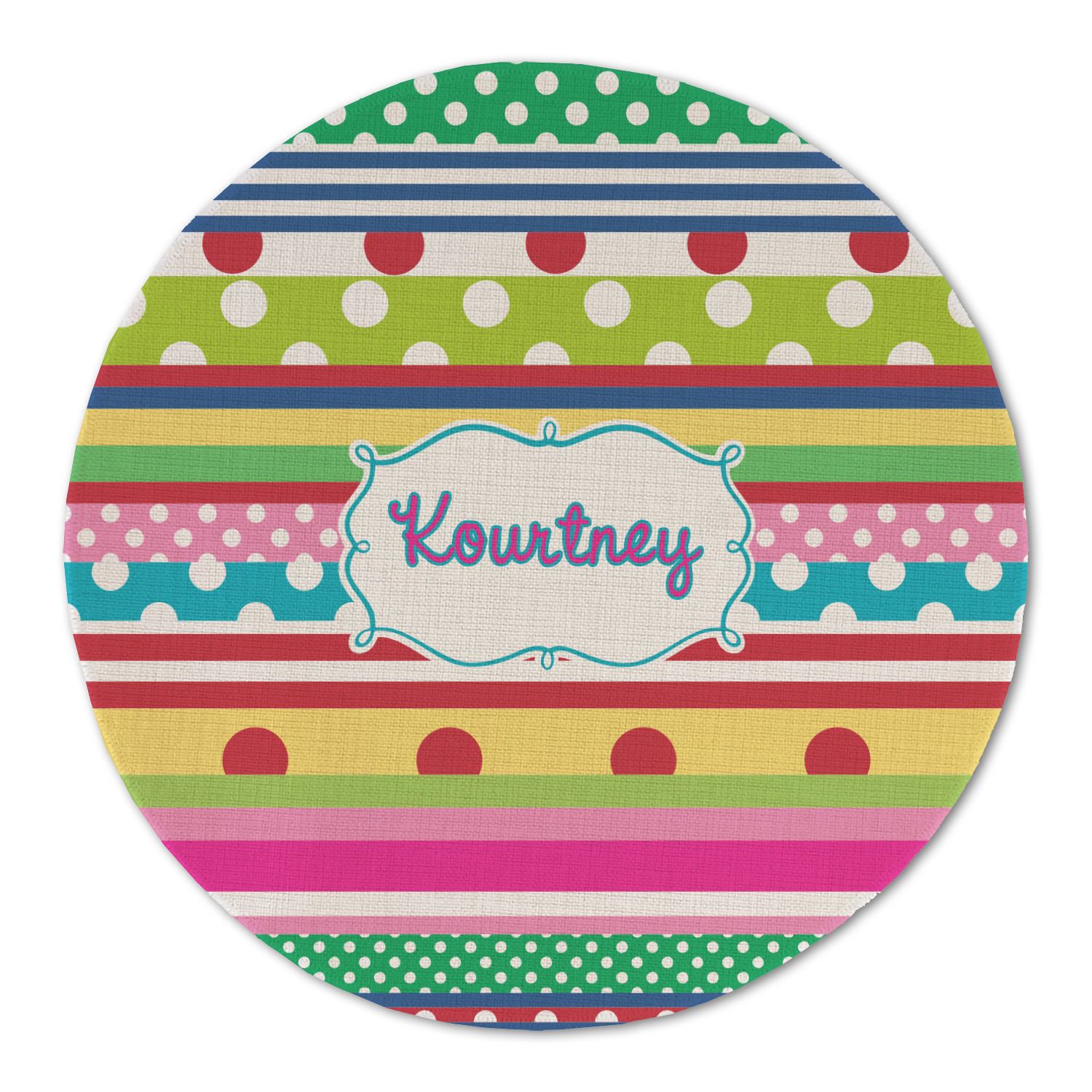 Personalized Round Placemats