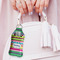 Ribbons Sanitizer Holder Keychain - Large (LIFESTYLE)