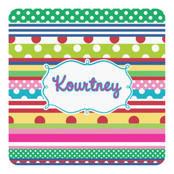 Ribbons Square Decal - Small (Personalized)